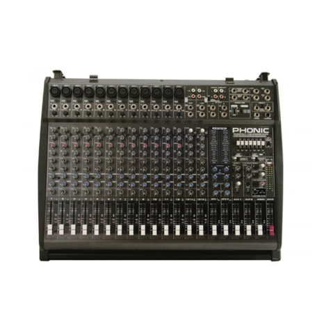 Phonic POWERPOD K-16 PLUS User manual
