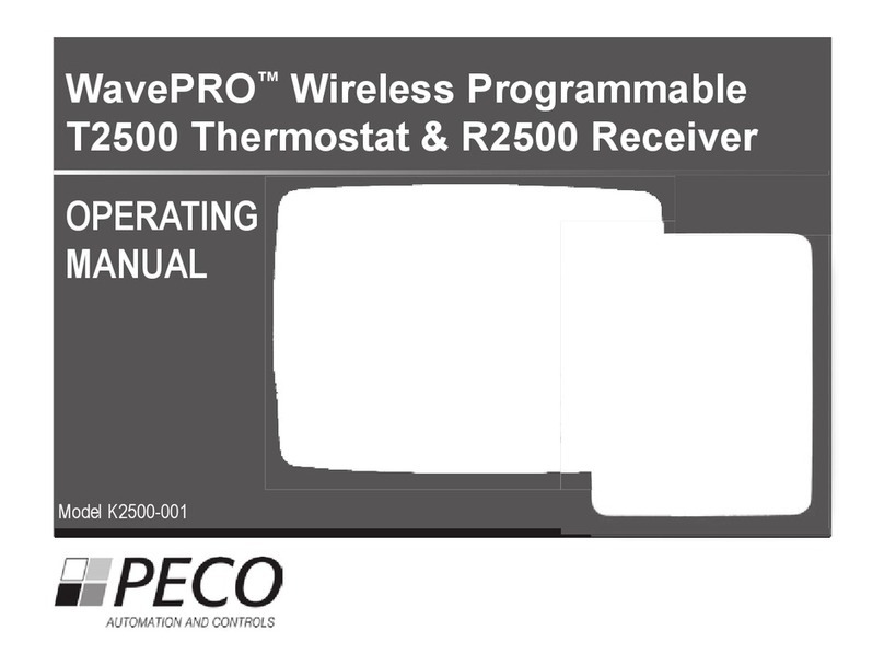 Peco WavePRO T2500 operating manual