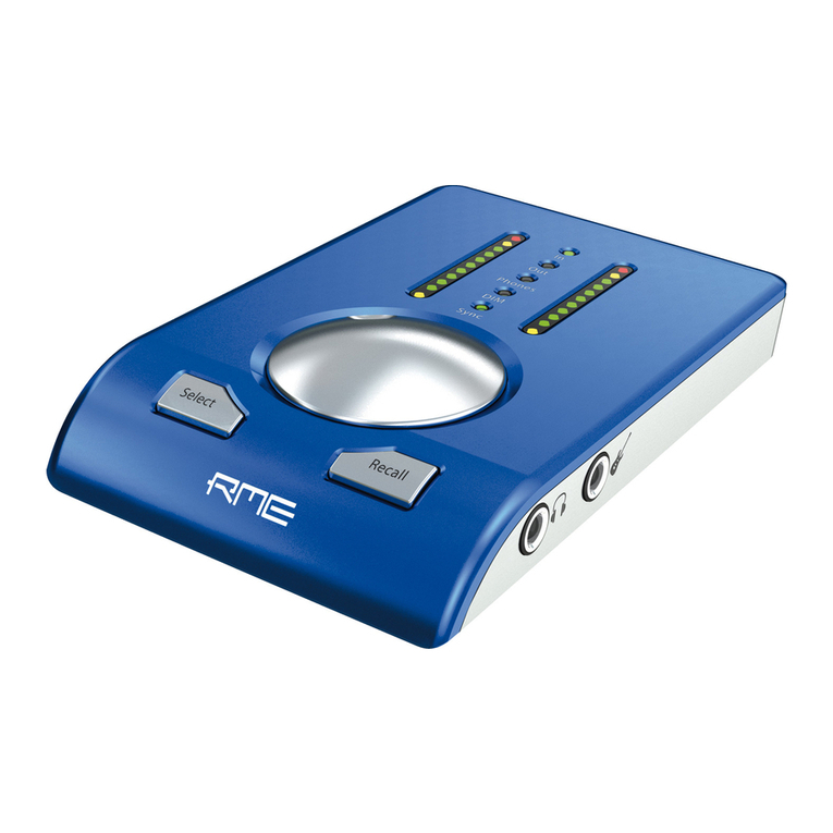 RME Audio Babyface user guide