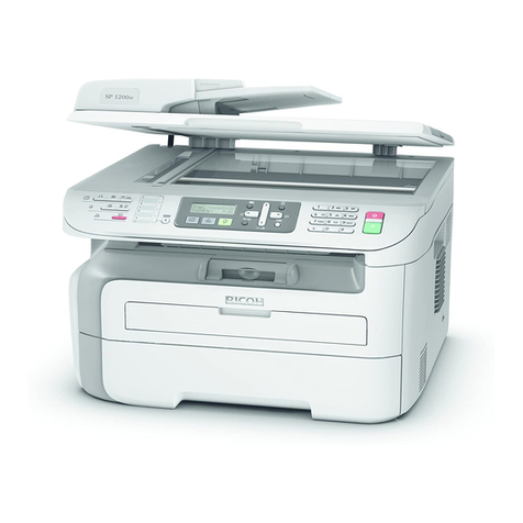 Ricoh Aficio SP 1200SF User manual