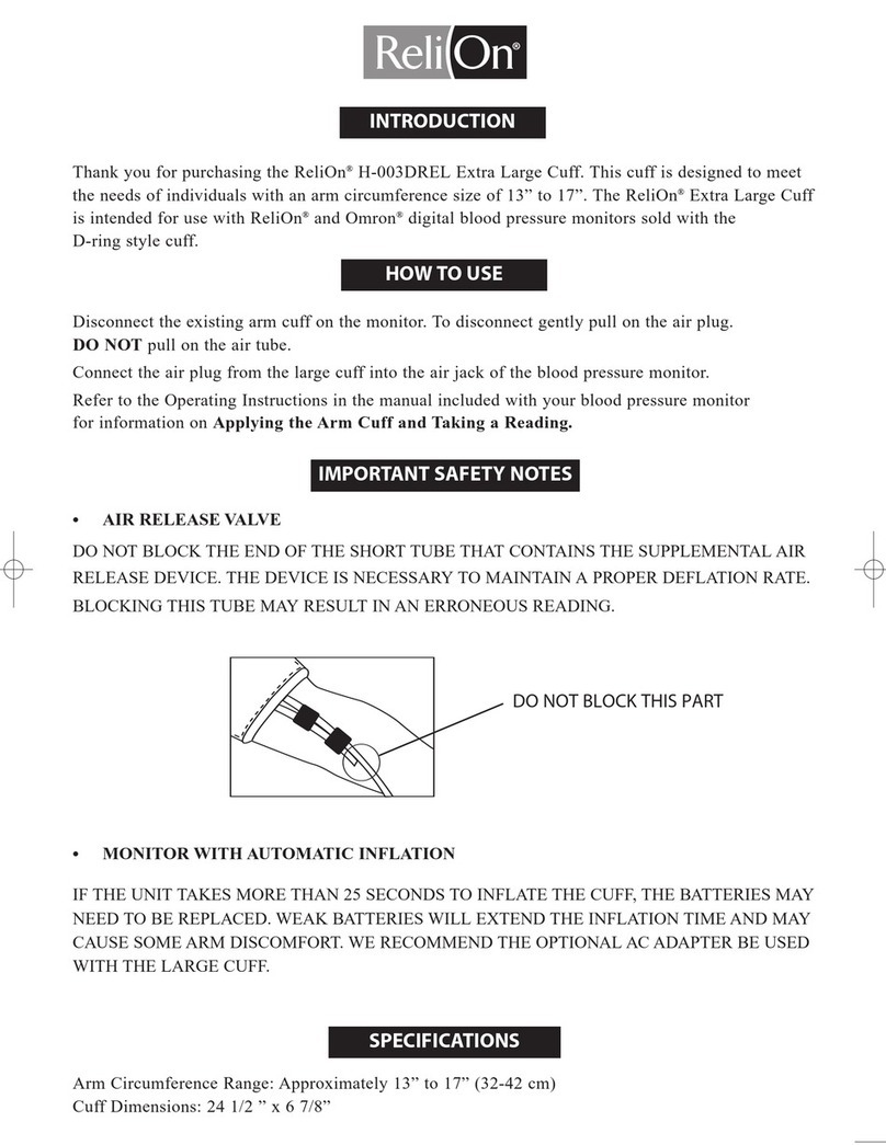 ReliOn H-003 User manual