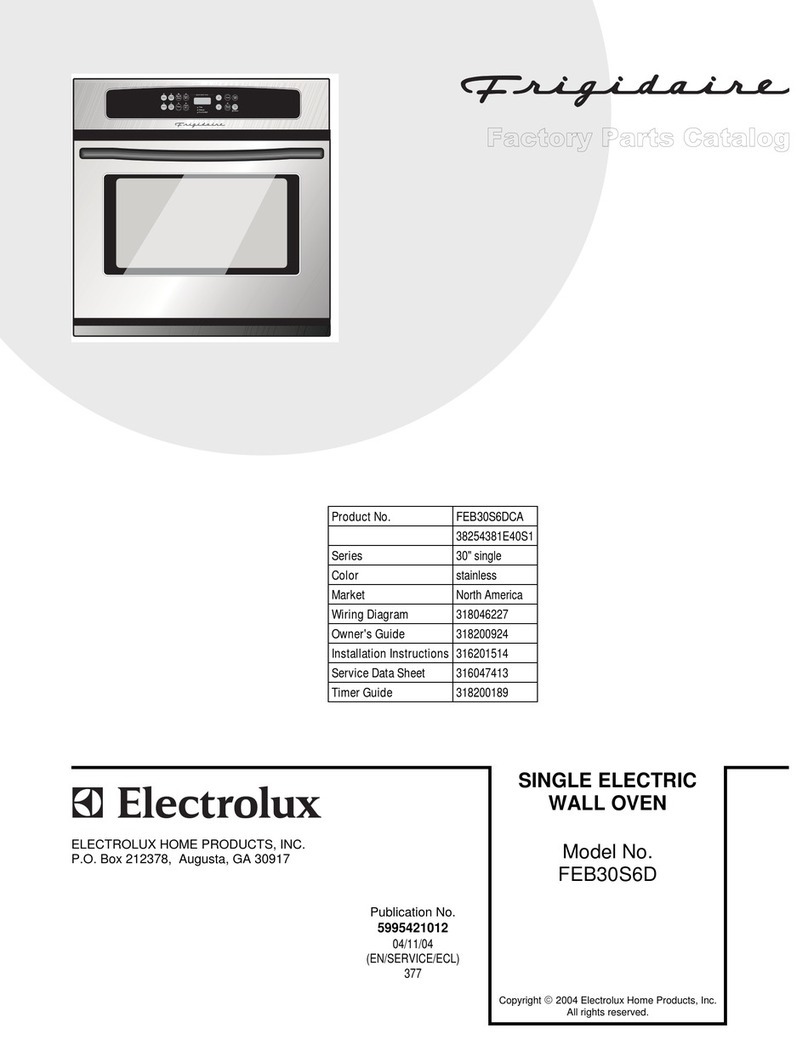 Frigidaire FEB30S6DCA Instruction Manual Frigidaire FEB30S6DCA Instruction Manual