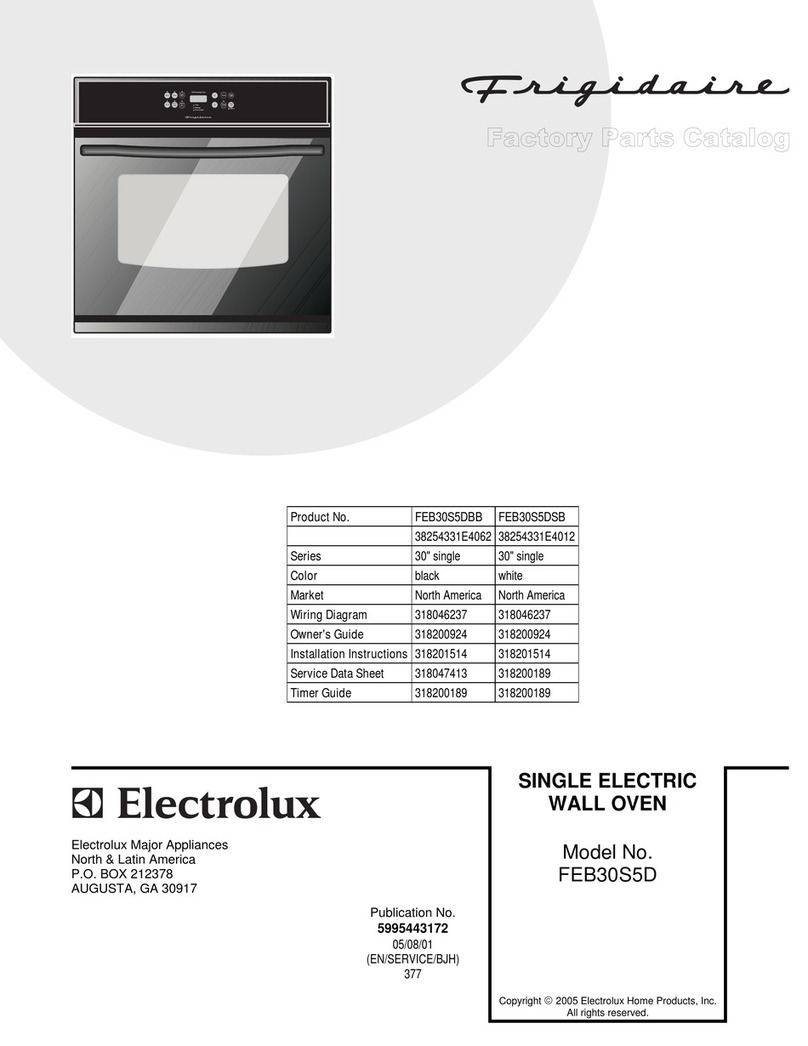 Frigidaire FEB30S5DBB Instruction Manual Frigidaire FEB30S5DBB Instruction Manual