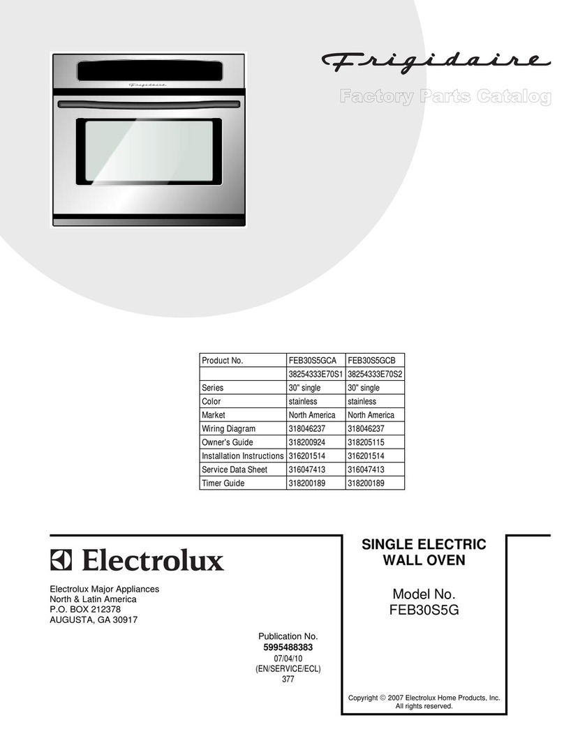 Frigidaire FEB30S5GCA parts catalog