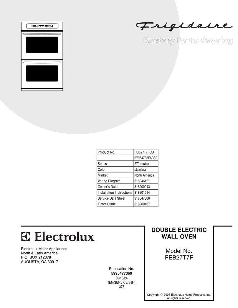 Frigidaire FEB27T7FCB Instruction Manual Frigidaire FEB27T7FCB Instruction Manual