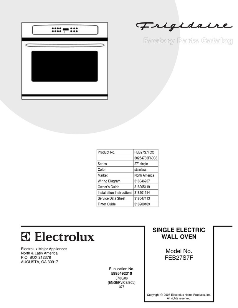 Frigidaire FEB27S7FCC Instruction Manual