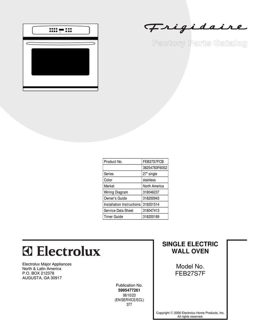Frigidaire FEB27S7FCB parts catalog