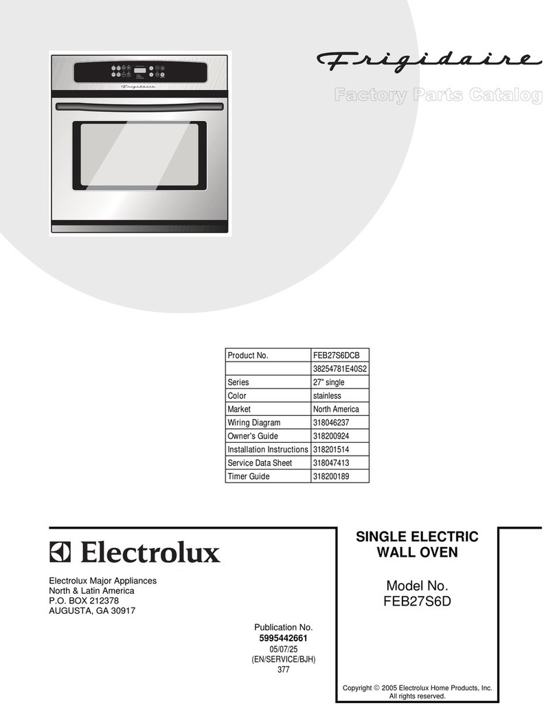 Frigidaire FEB27S6DCB User manual