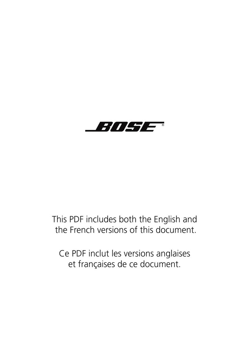 Bose Virtually Invisible 791 User manual