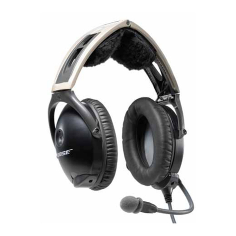Bose Aviation Headset X User manual