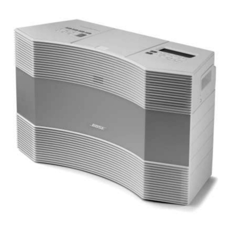 Bose Acoustic Wave music system II. User manual