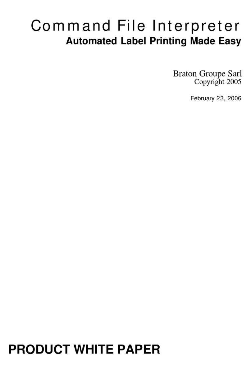 Brady Command File Interpreter manual