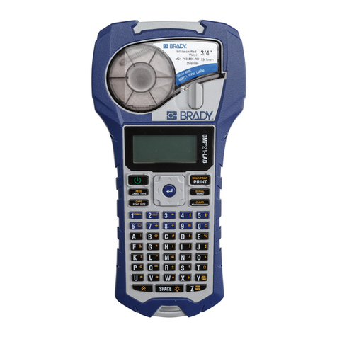 Brady BMP21 User manual