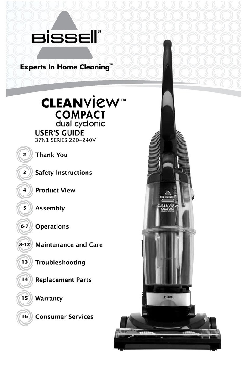 Bissell Cleanview 37N1 SERIES user guide