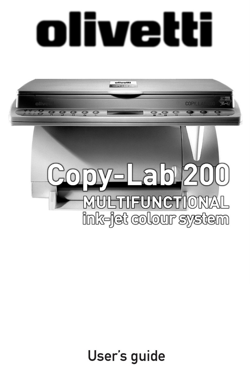 Olivetti CopyLab 200 User manual