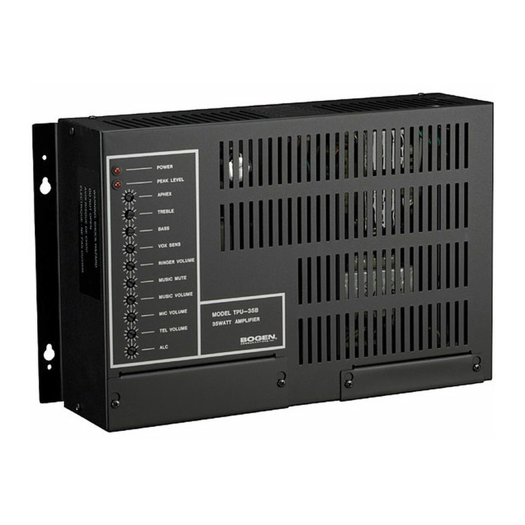 Bogen TPU-100B Guide