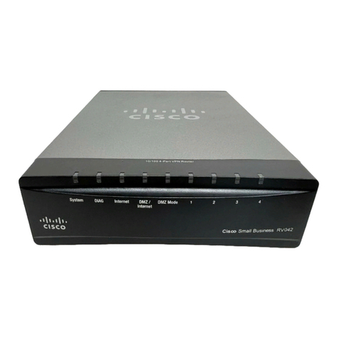 Cisco RV016 - Small Business - 10/100 VPN Router Instruction Manual