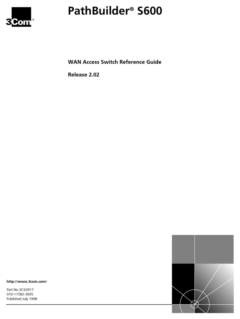 3Com 3C63100-AC-C - PathBuilder S600... User manual