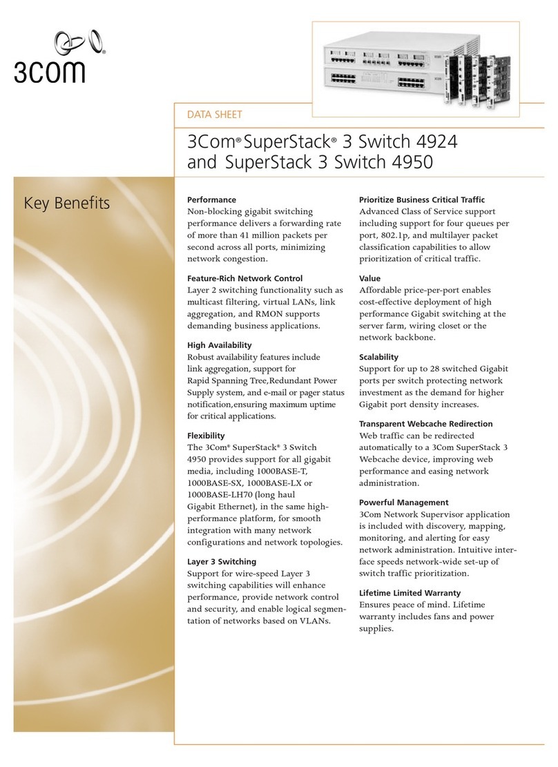 3Com SuperStack 3 4950 datasheet