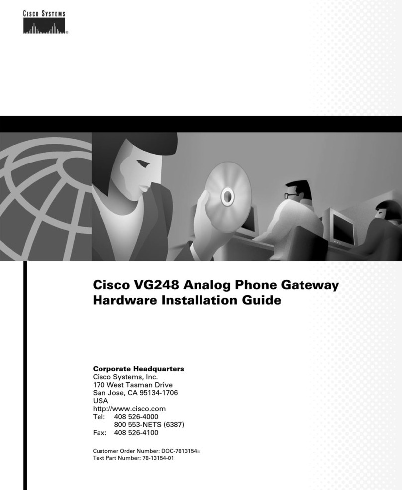 Cisco VG248 - Gateway Hardware installation guide
