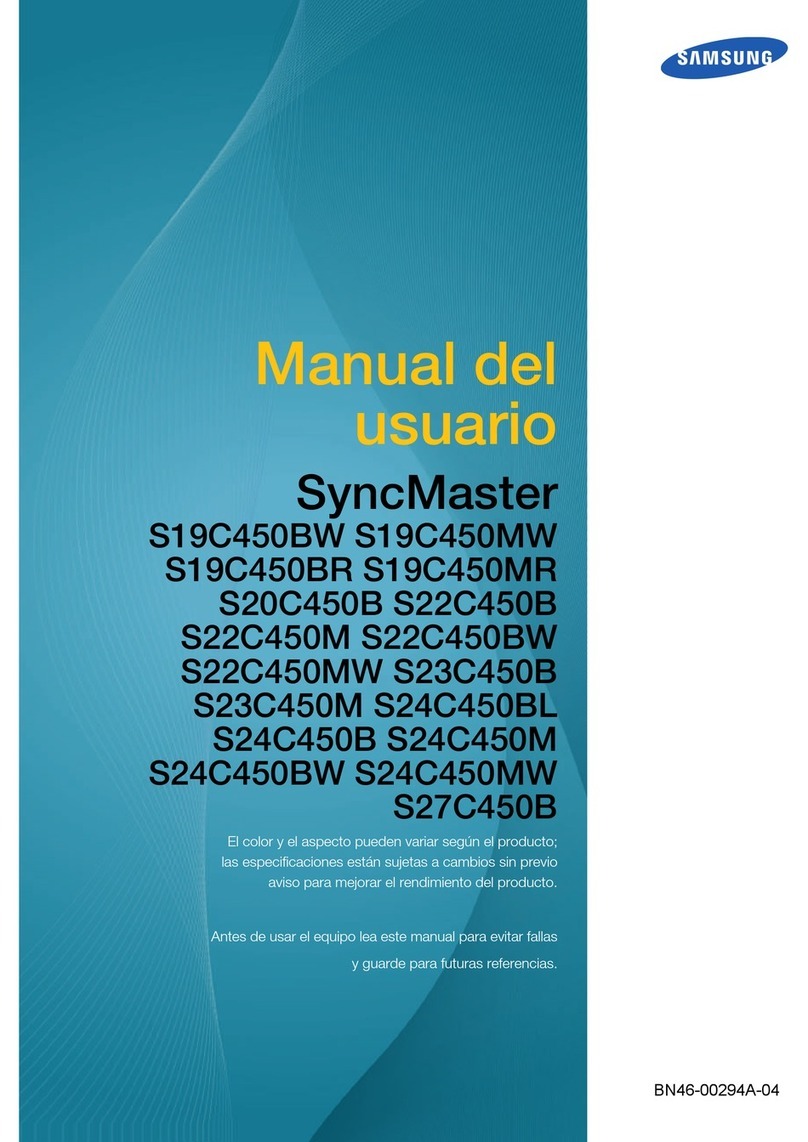 Samsung SyncMaster S19C450BR User guide