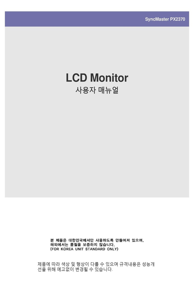 Samsung SyncMaster PX2370 User manual
