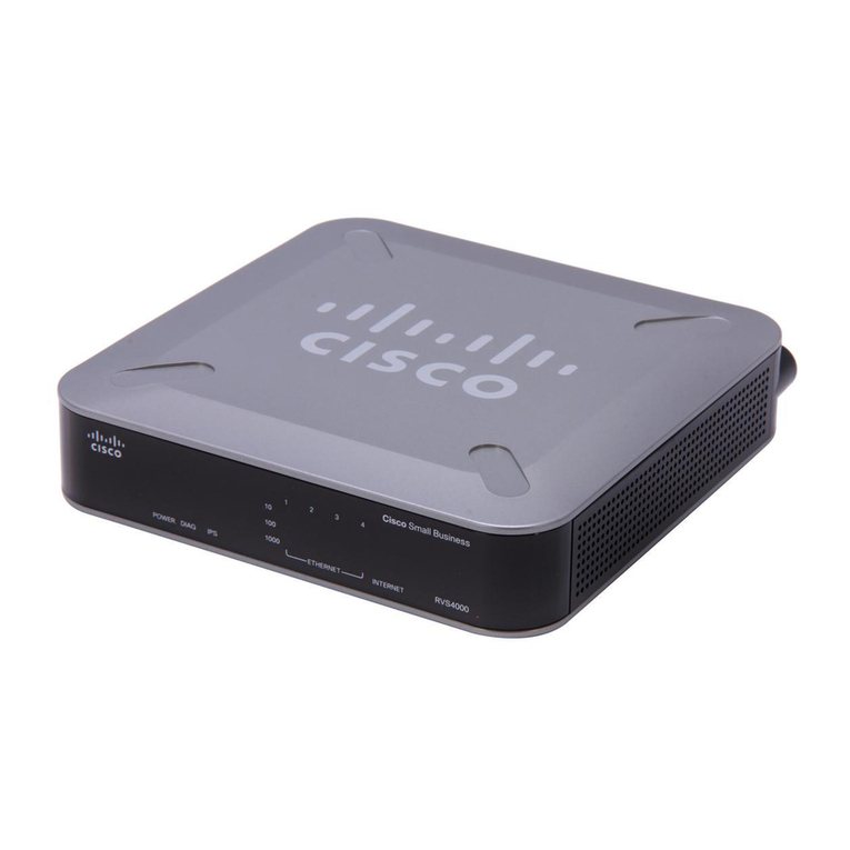 Cisco RVS4000 - Gigabit Security Router Instruction Manual