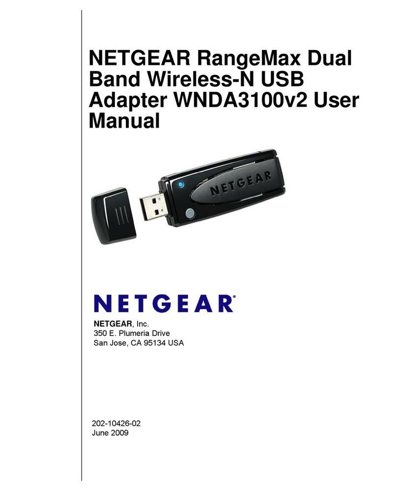 NETGEAR WNDA3100v2 - RangeMax Dual Band Wireless-N USB 2.0... User manual