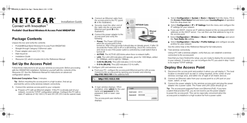 NETGEAR WNDAP360 User manual