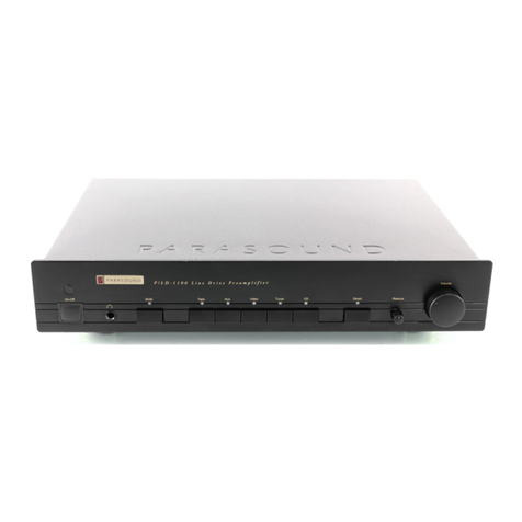 Parasound P/LD-1100 owner's manual