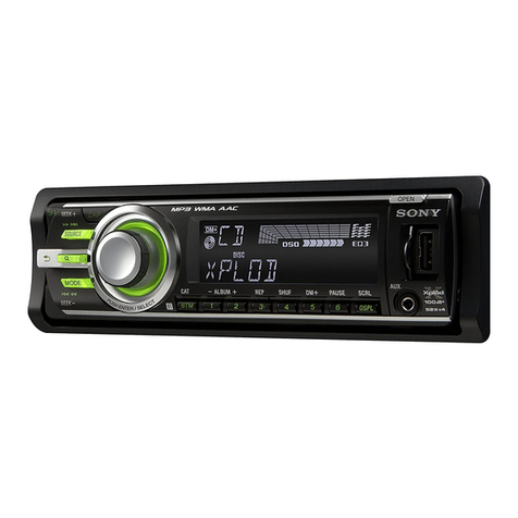 Sony GT630UI - CDX Radio / CD User manual