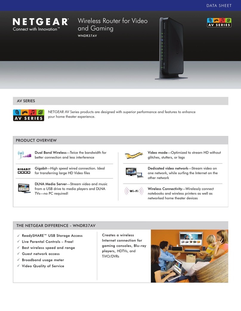 NETGEAR WNDR37AV-100NAS User manual NETGEAR WNDR37AV-100NAS User manual