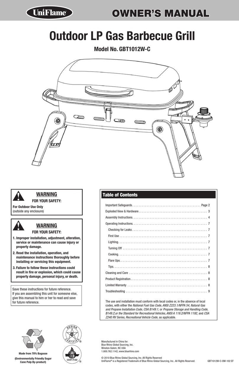 BlueRhino GBT1012W-C User manual