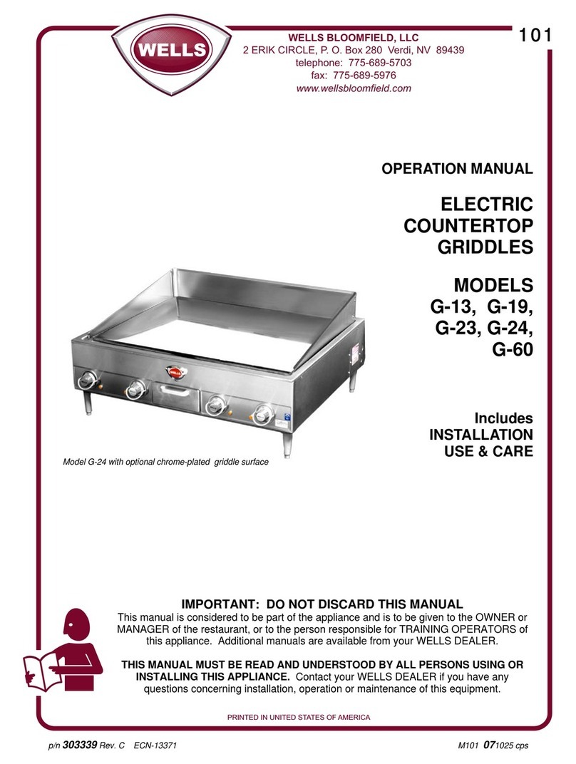 Wells G13 User manual Wells G13 User manual