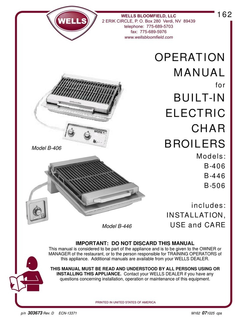 Wells B-406 User manual