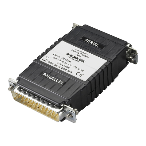 Black Box PI125A-R2 User manual
