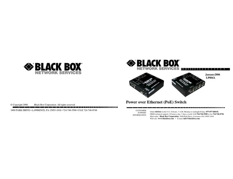 Black Box LP004A User manual