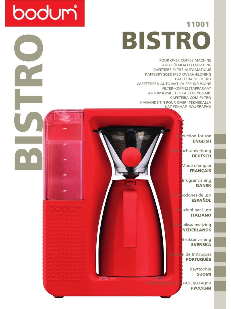 Bodum Bistro 11001 Instructions for use