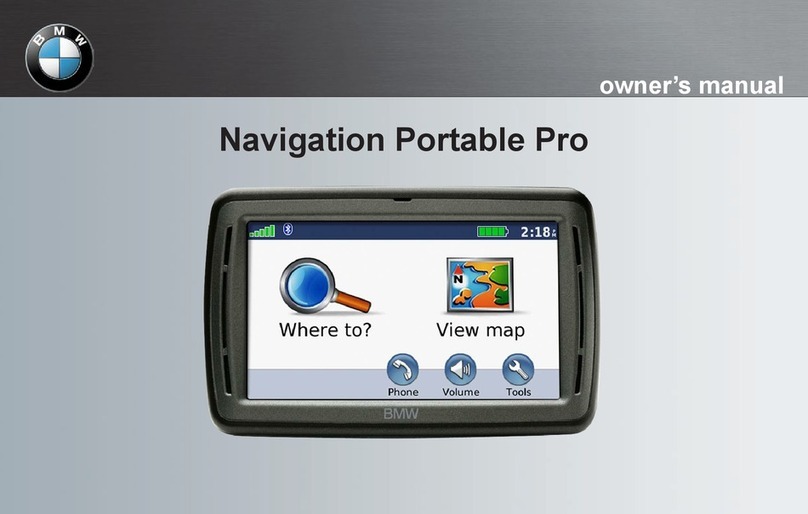 BMW Navigation Portable Pro user manual