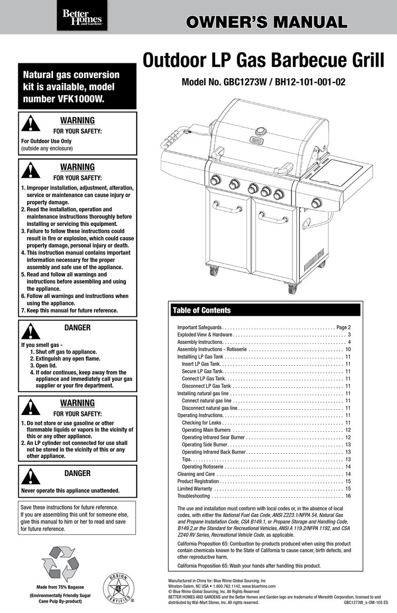 BlueRhino GBC1273W / BH12-101-001-02 User manual