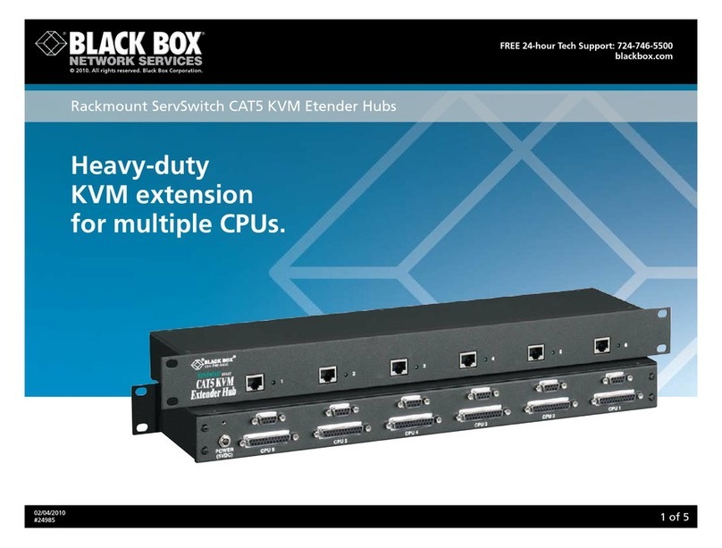 Black Box ServSwitch ACU1006RA manual