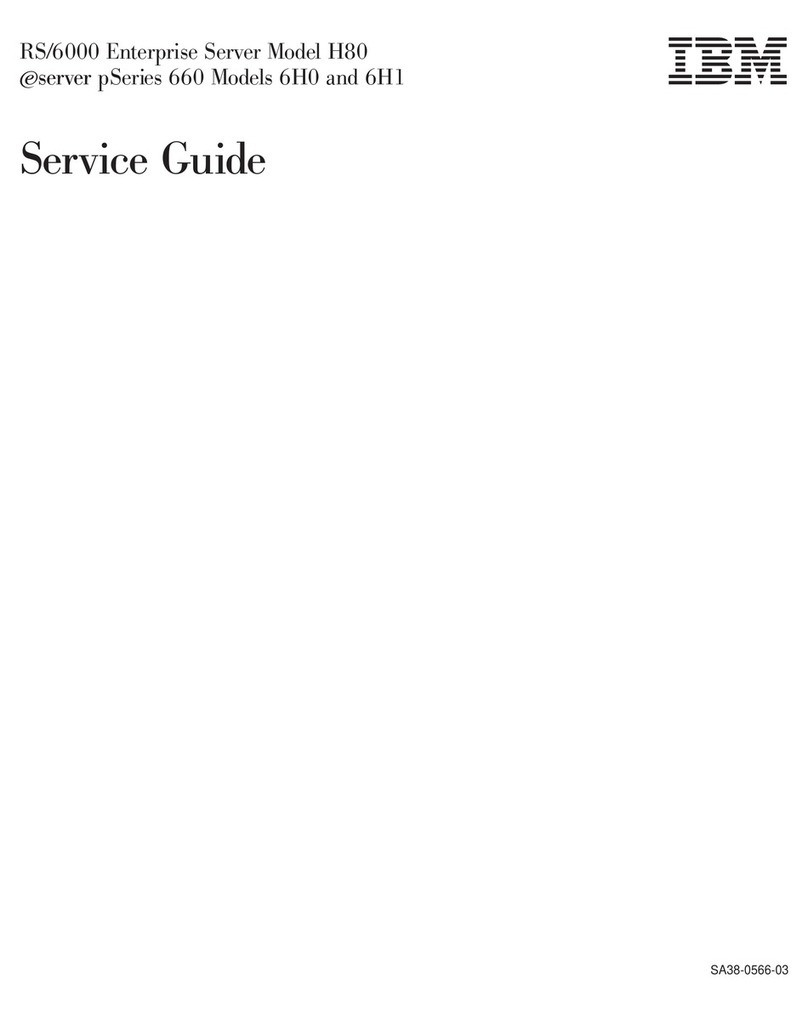IBM 7026-H80 - RS/6000 - 256 MB RAM User manual