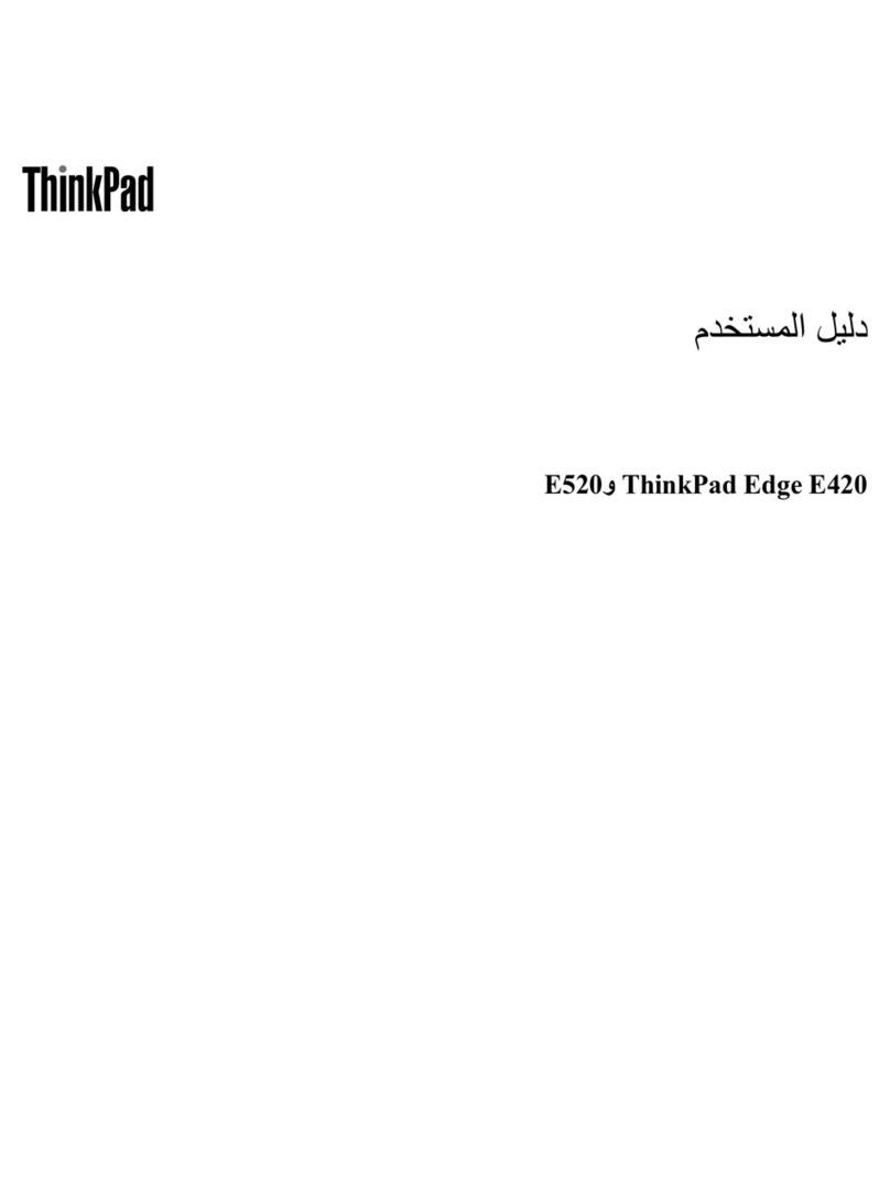 Lenovo ThinkPad Edge E420 User manual