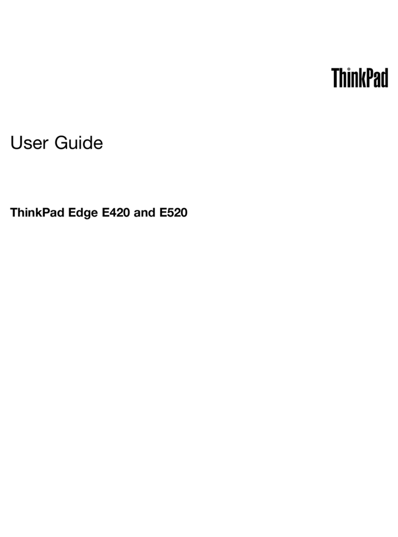 Lenovo ThinkPad Edge E420 User manual