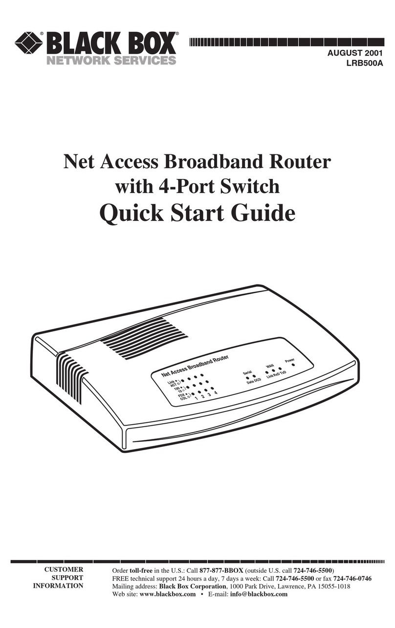 Black Box LRB500A quick start guide