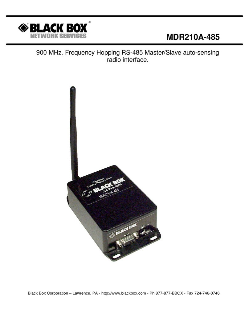 Black Box MDR210A-485 User manual
