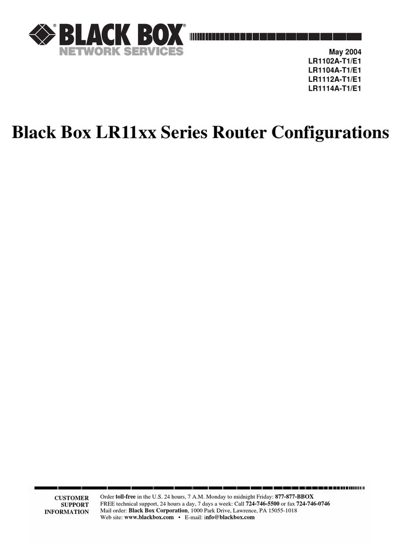 Black Box LR1102A-T1/E1 User manual Black Box LR1102A-T1/E1 User manual