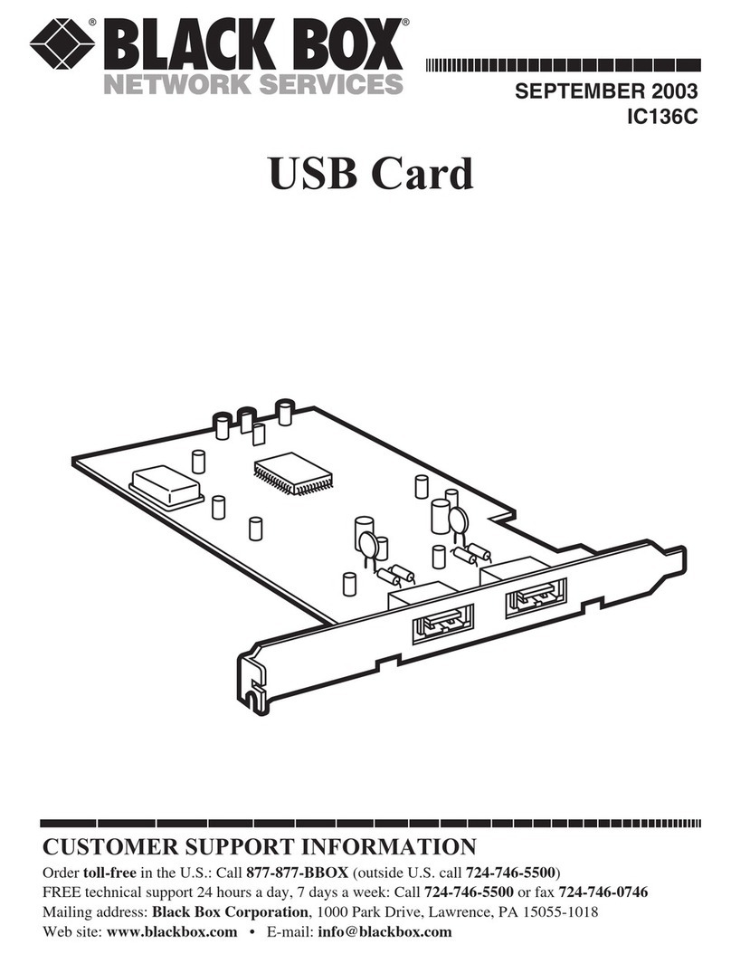 Black Box IC136C user manual