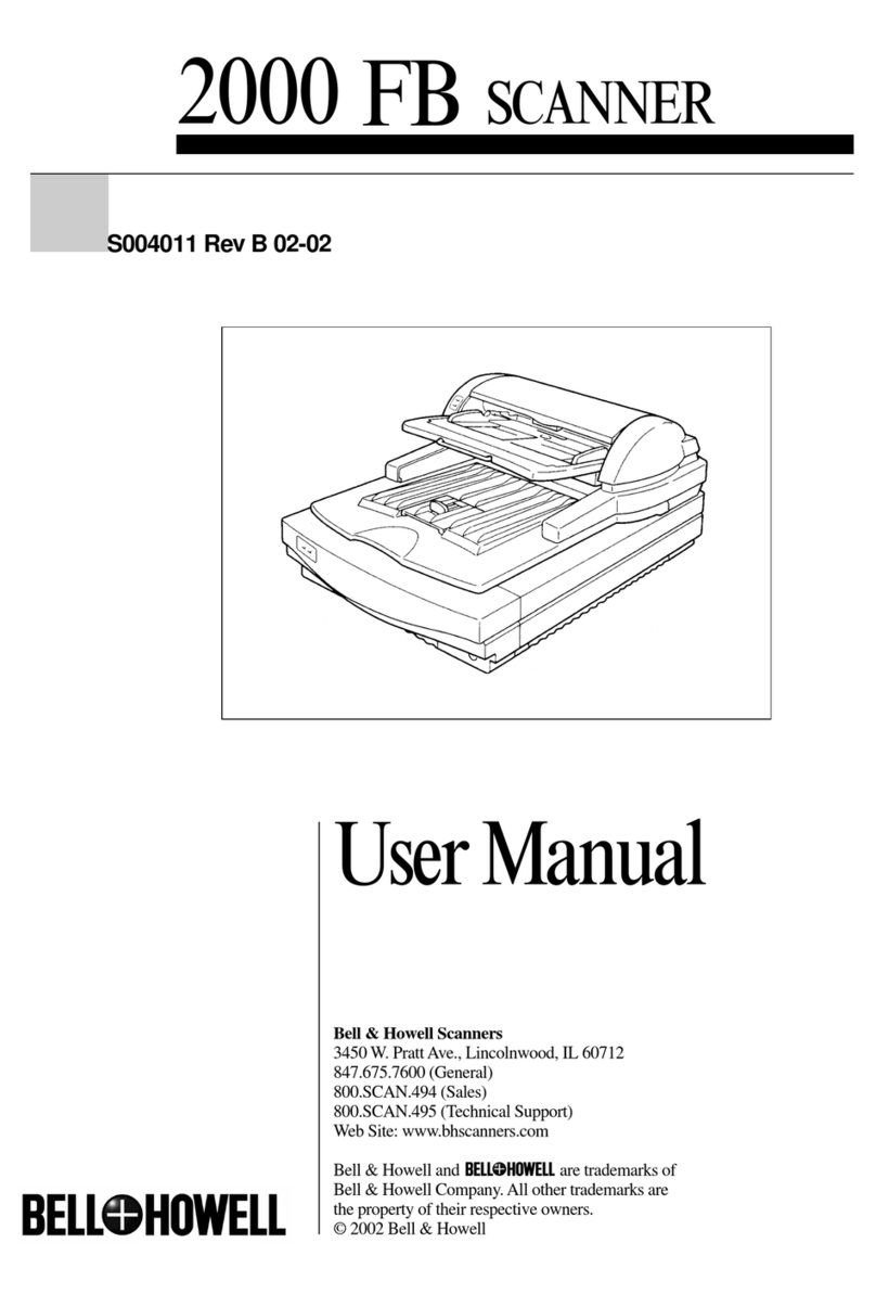 Bell and Howell 2000 FB User manual