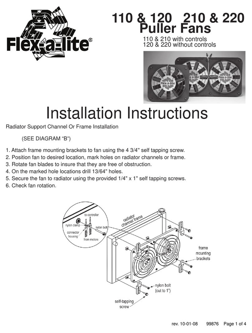 Flex-a-Lite 110 User manual